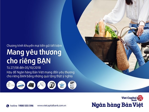 Hàng ngàn quà tặng hấp dẫn từ chương trình “Mang yêu thương cho riêng BẠN” của Ngân hàng Bản Việt