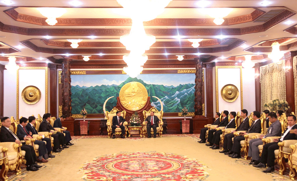 Lãnh đạo CHDCND Lào đánh giá cao kết quả hợp tác giữa Toà án hai nước Việt Nam-Lào