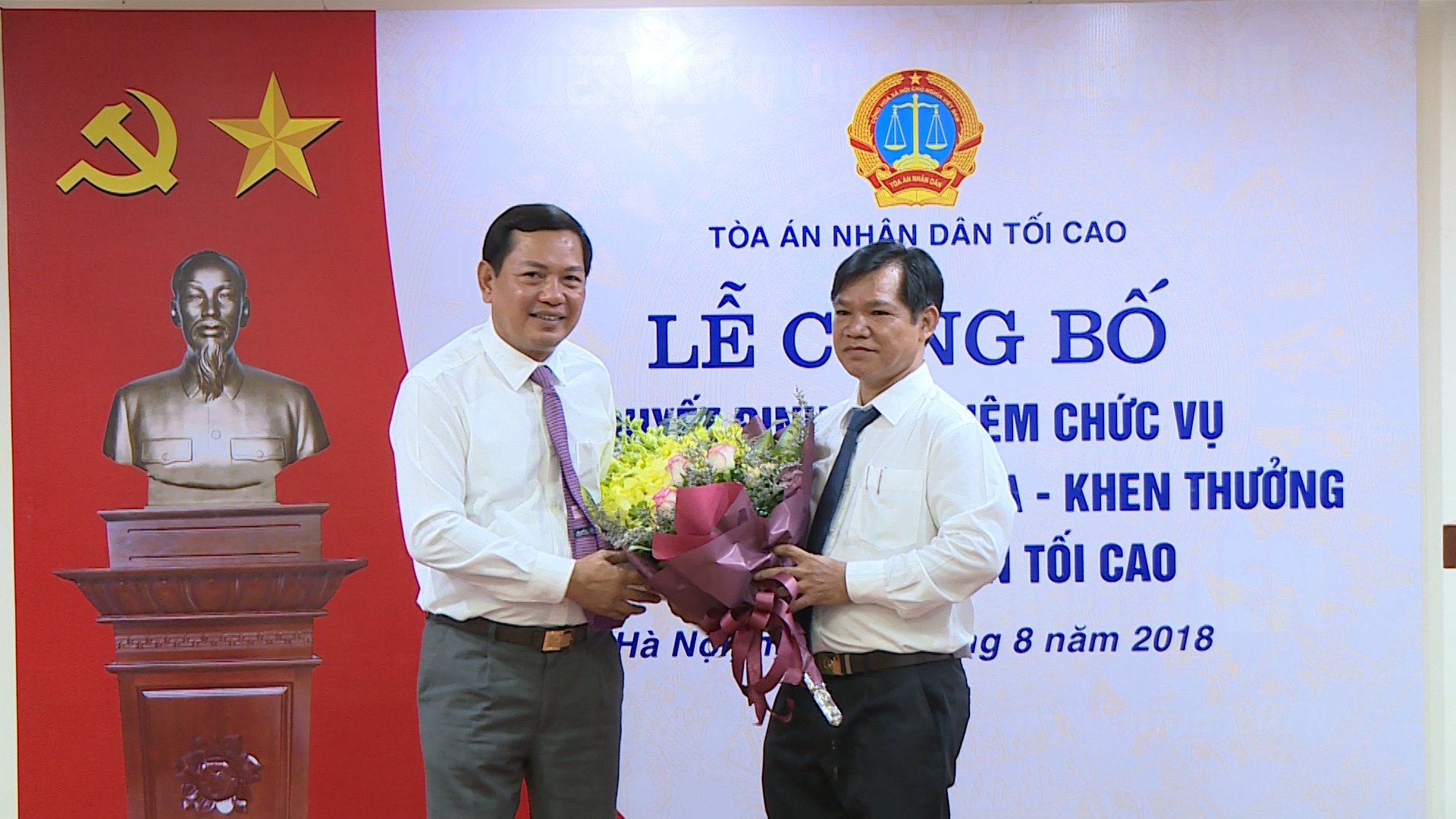 TANDTC bổ nhiệm Phó Vụ trưởng Vụ Thi đua - Khen thưởng