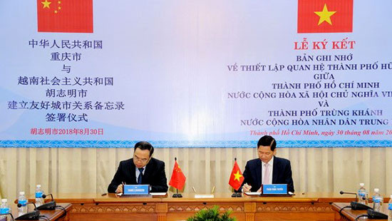 Việt Nam coi trọng tăng cường hợp tác với các địa phương Trung Quốc