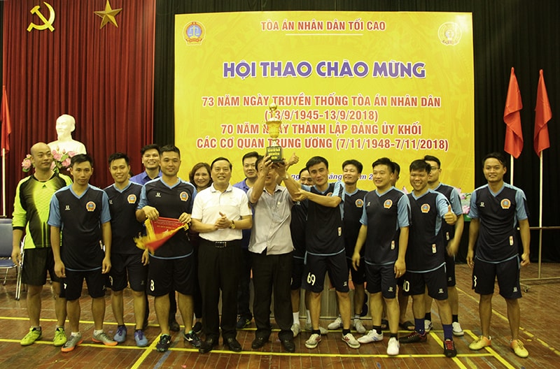 Bế mạc Hội thao Tòa án nhân dân năm 2018