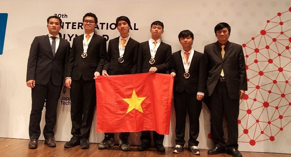 Việt Nam giành 4 huy chương tại kỳ thi Olympic Tin học quốc tế