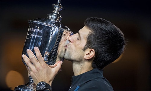 Nhờ Nadal và Federer, Djokovic có thêm động lực để cải thiện bản thân nhiều năm qua. Ảnh: Sky.