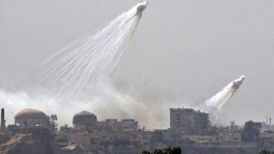 Thực hư việc Mỹ ném bom phốt pho trắng bị cấm vào Syria