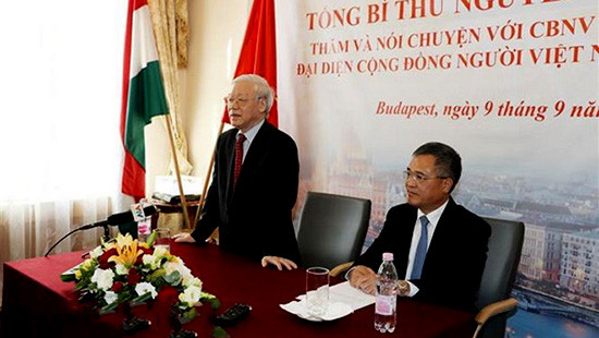 Những hoạt động đầu tiên của Tổng Bí thư Nguyễn Phú Trọng tại Hungary
