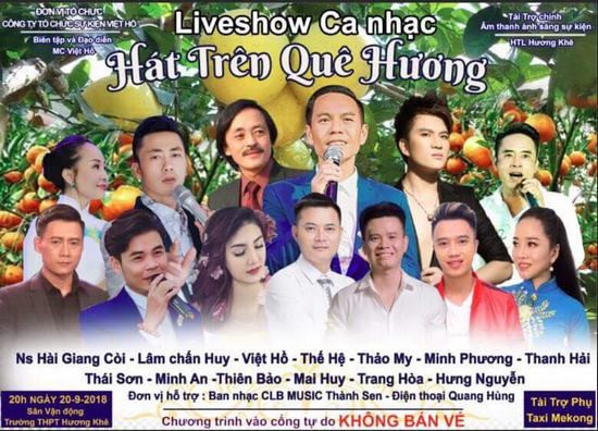 MC Nguyễn Việt Hồ: “Không phải là đại gia, vẫn tổ chức liveshow miễn phí”