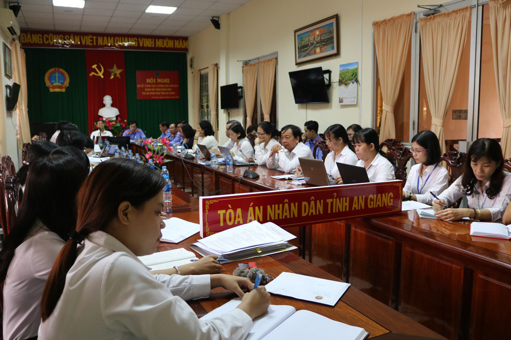 TAND tỉnh An Giang tổ chức phiên tòa rút kinh nghiệm theo yêu cầu cải cách tư pháp