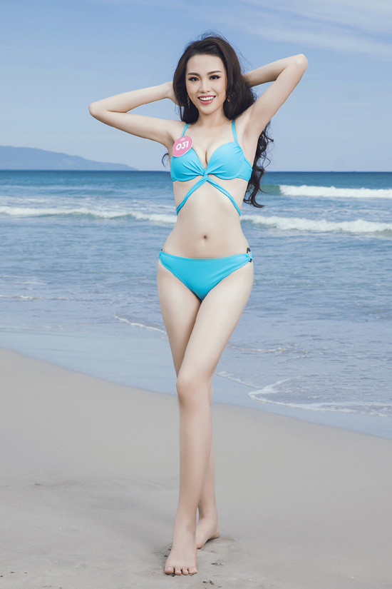 43 ứng viên Hoa hậu Việt Nam 2018 tiếp tục diện bikini khoe đường cong tuyệt mỹ trên bãi biển 