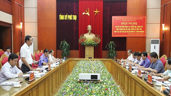 Đoàn công tác của Ban chỉ đạo Trung ương về phòng, chống tham nhũng làm việc tại tỉnh Phú Thọ