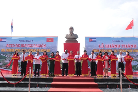Công viên Fidel Castro tại Quảng Trị, thắm tình hữu nghị hai nước Việt Nam-Cuba