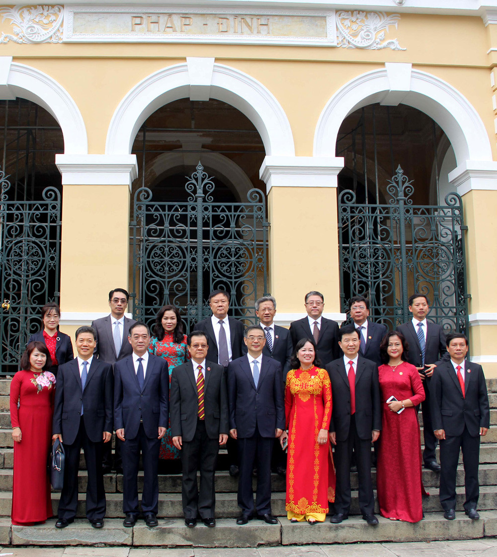 Đoàn TANDTC Trung Quốc thăm, làm việc với TAND Tp Hồ Chí Minh