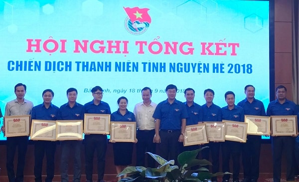 Gần 830.000 thanh niên tình nguyện tham gia chiến dịch Thanh niên tình nguyện hè năm 2018