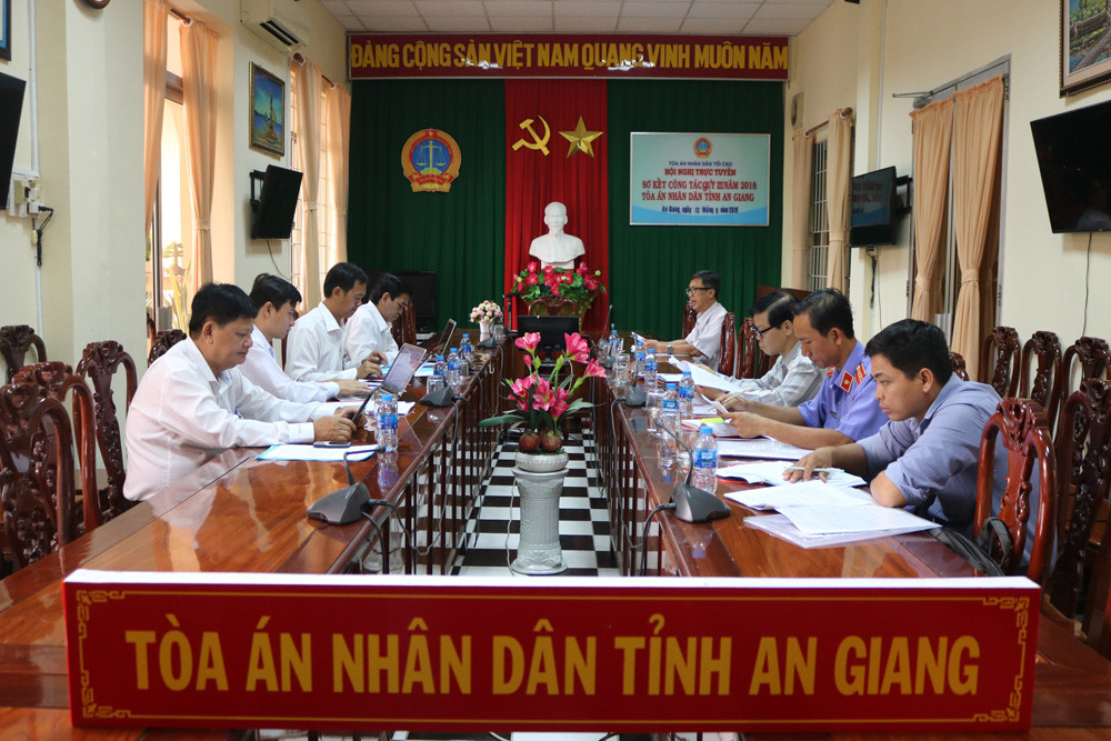 Kiểm tra công tác cải cách tư pháp tại TAND tỉnh An Giang