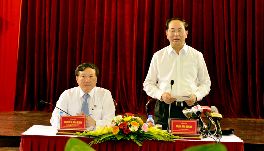 Dấu ấn của Chủ tịch nước Trần Đại Quang qua những chỉ đạo đối với ngành Toà án