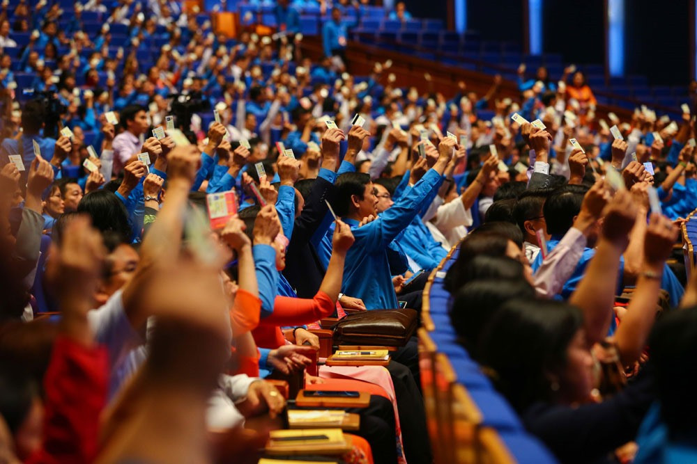 161 đồng chí được bầu vào BCH Tổng Liên đoàn Lao động Việt Nam khóa XII