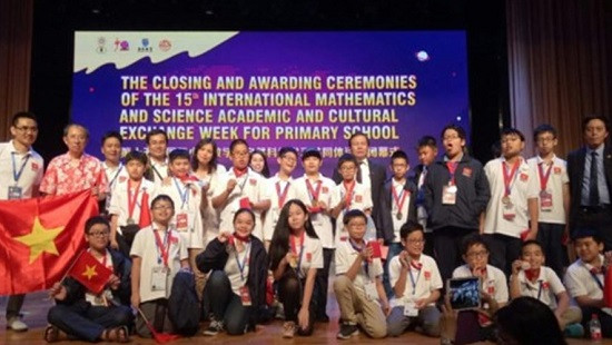Kỳ thi Olympic Toán và Khoa học quốc tế  2018: Việt Nam giành 8 Huy chương Vàng 