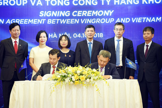 Vietnam Airlines - Vingroup ký thỏa thuận hợp tác