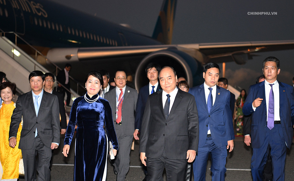 Thủ tướng Nguyễn Xuân Phúc bắt đầu thăm Nhật Bản