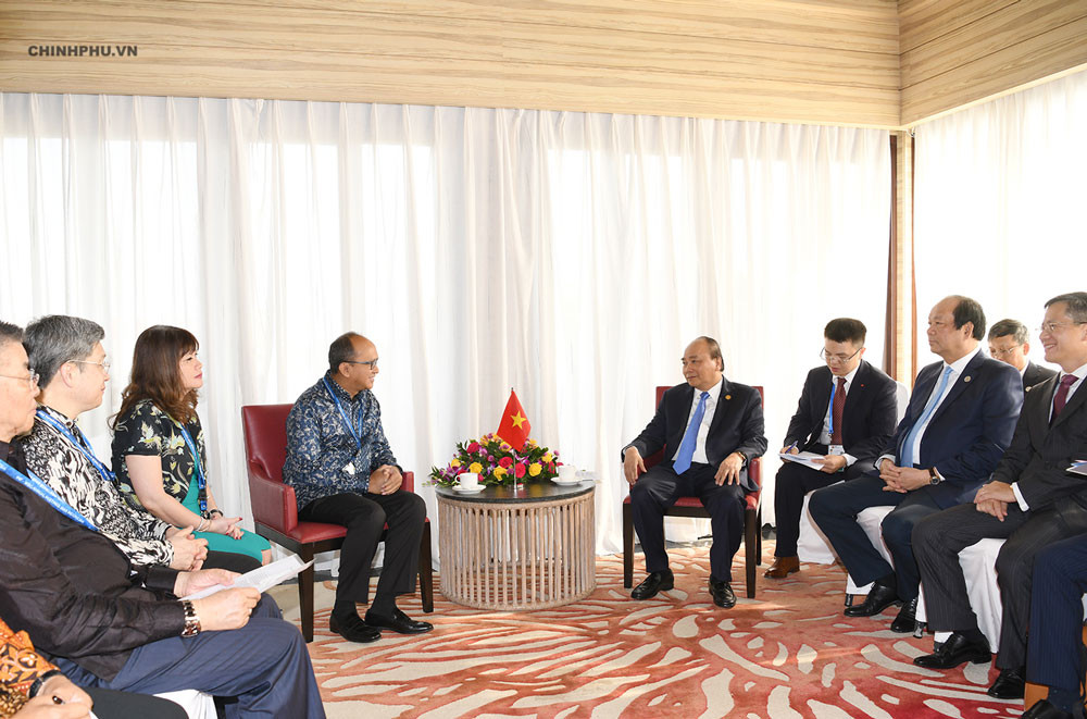 Các buổi tiếp quan trọng của Thủ tướng trong chuyến công tác Indonesia