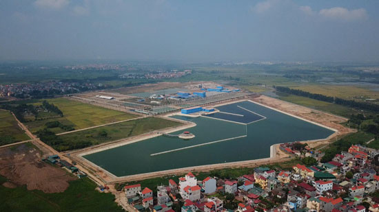 Nhà máy nước mặt sông Đuống chính thức được đưa vào hoạt động
