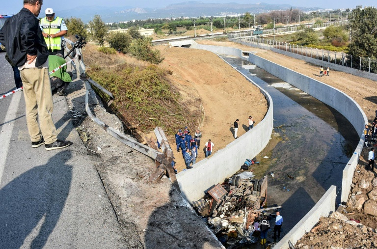 Thổ Nhĩ Kỳ: Xe tải chở người di cư lao xuống kênh, ít nhất 19 người thiệt mạng