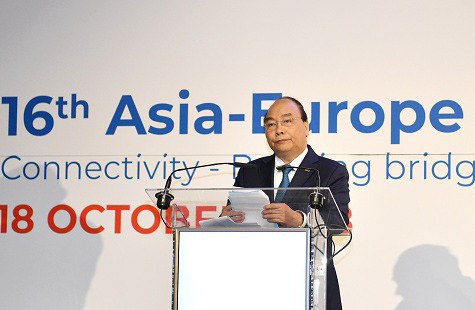 Thủ tướng phát biểu tại AEBF16 và dự Hội nghị Cấp cao Á–Âu lần thứ 12