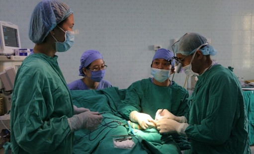 Phẫu thuật chỉnh hình thành công cho 21 trẻ em bị dị tật