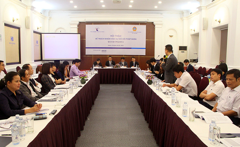 TANDTC tổ chức Hội thảo về trách nhiệm hình sự đối với pháp nhân