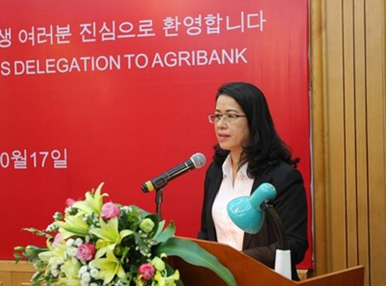 Agribank tiếp và làm việc với Đoàn công tác Ngân hàng Nông nghiệp Hàn Quốc (NongHuyp Bank)