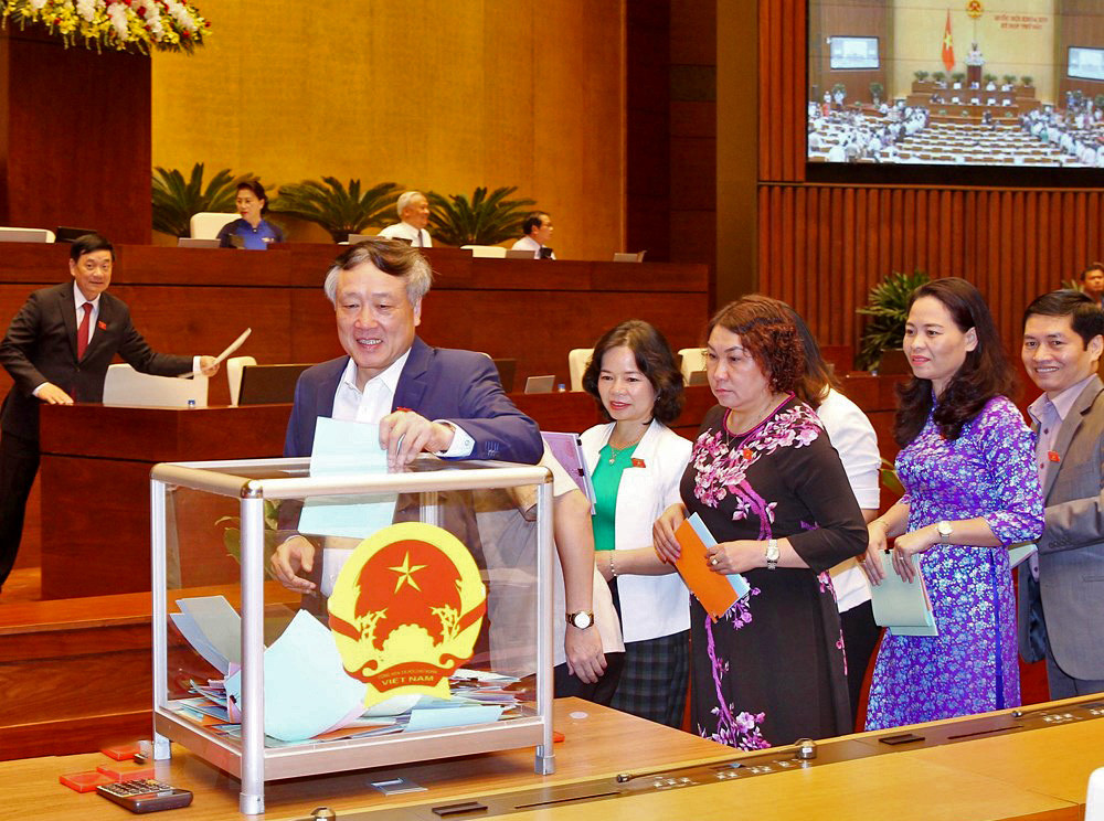 Chánh án TANDTC Nguyễn Hòa Bình có phiếu tín nhiệm cao nhiều nhất khối