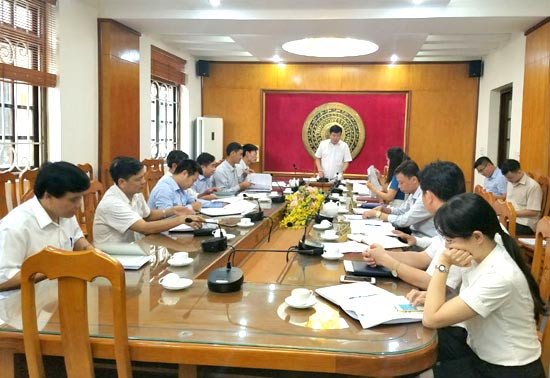Sở nông nghiệp Thái Nguyên chuẩn bị cho Hội nghị trực tuyến và triển lãm 10 năm thực hiện Nghị quyết 26