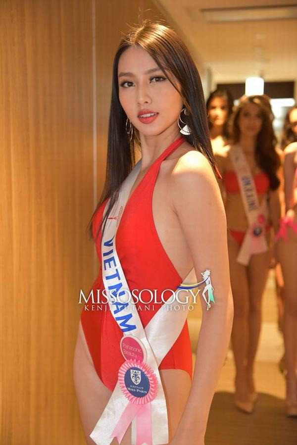 Diện bikini, Thùy Tiên khoe dáng nuột giữa dàn thí sinh tại Miss International 2018