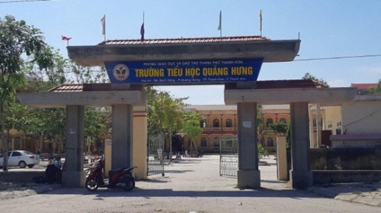 Cảnh cáo Hiệu trưởng Trường Tiểu học Quảng Hưng 