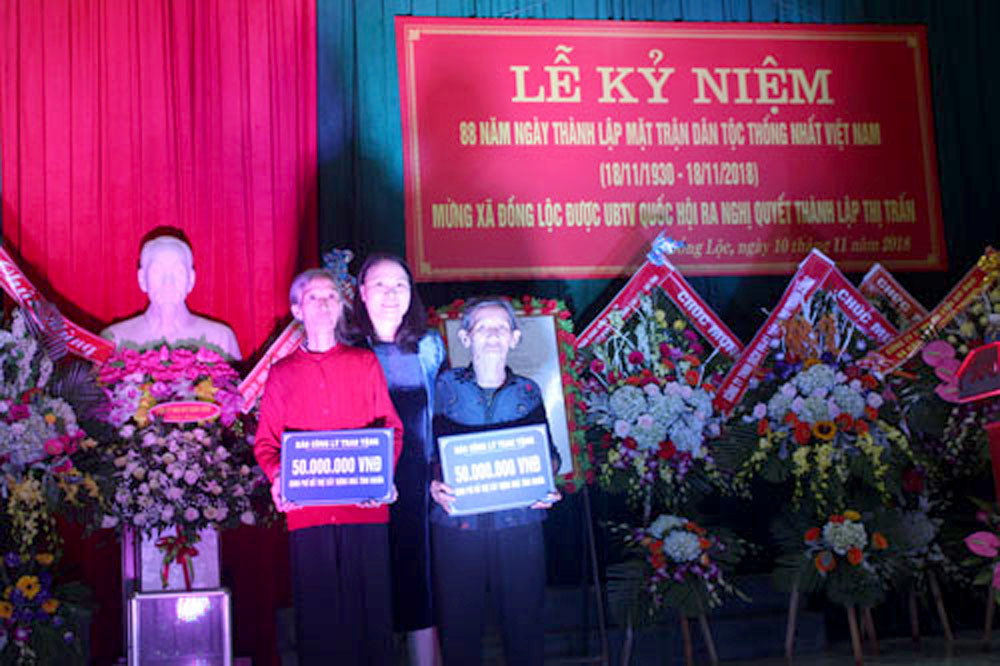 TANDTC và Báo Công lý trao tặng kinh phí xây dựng nhà tình nghĩa tại Hà Tĩnh