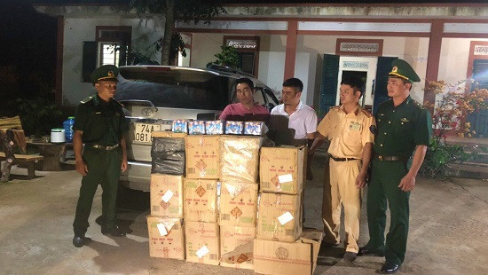 Bắt vụ vận chuyển 264kg pháo lậu trái phép