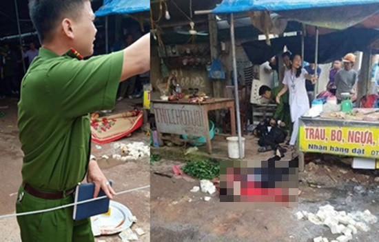 Vụ người phụ nữ bị bắn chết giữa chợ: Nghi can đã uống thuốc diệt cỏ