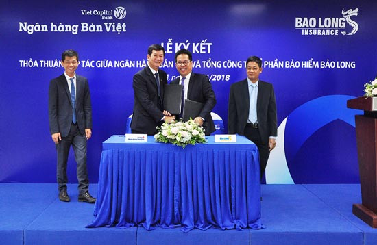 Ngân hàng Bản Việt hợp tác bancassurance phi nhân thọ cùng Bảo hiểm Bảo Long