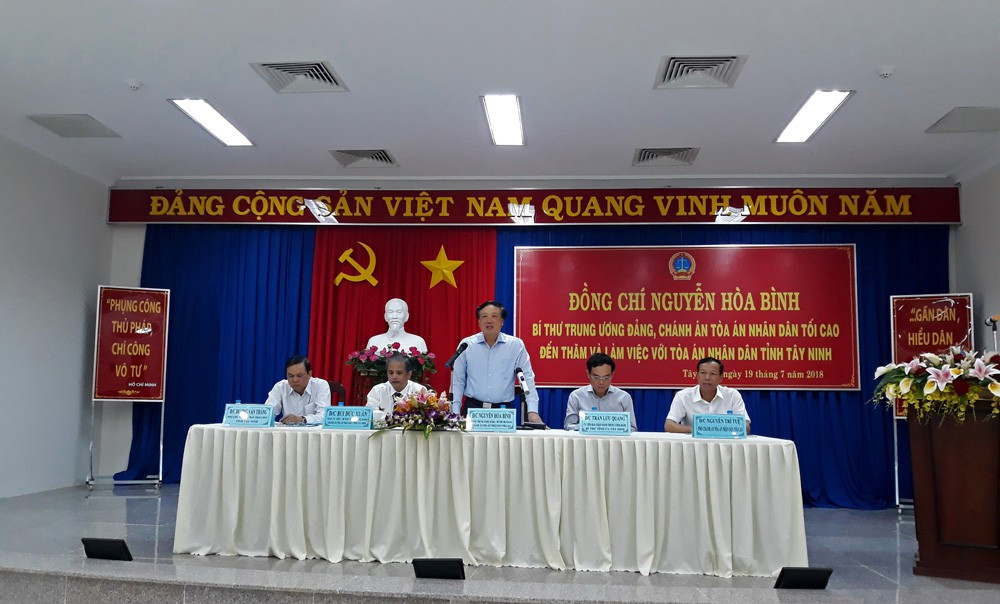 TAND hai cấp tỉnh Tây Ninh: Tập trung nỗ lực giải quyết tốt các loại án