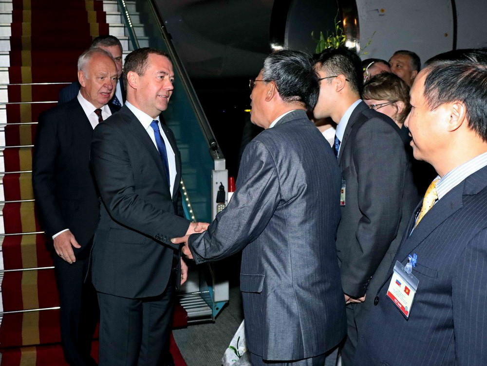Thủ tướng Nga Dmitry Medvedev thăm chính thức Việt Nam