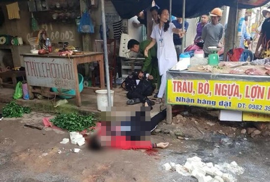 Nghi phạm bắn chết người phụ nữ giữa chợ đã tử vong