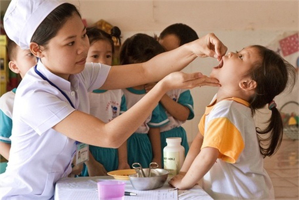 Hà Nội: Bổ sung vitamin A liều cao đợt 2 cho trẻ 