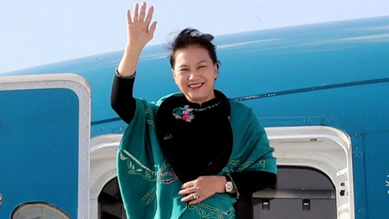 Chủ tịch Quốc hội Nguyễn Thị Kim Ngân lên đường thăm Hàn Quốc