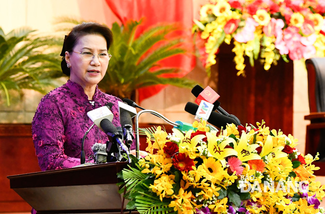 Chủ tịch Quốc hội nêu 5 nội dung quan trọng giúp Đà Nẵng bứt phá, tránh tụt hậu