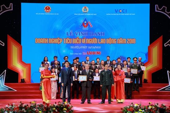 Tập đoàn BRG và Seabank được vinh danh “Doanh nghiệp Tiêu biểu Vì người lao động 2018”