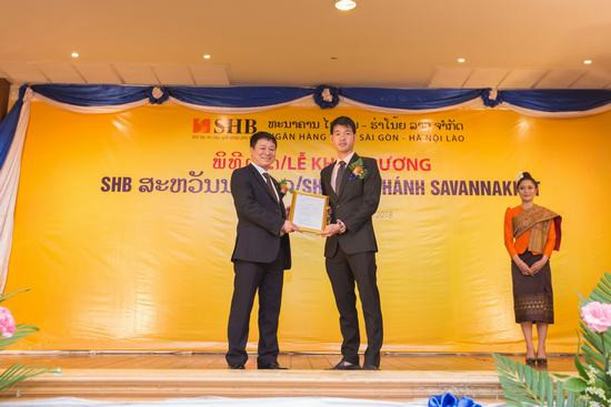 Mở rộng mạng lưới tại Lào, SHB khai trương thêm chi nhánh ở Savannakhet