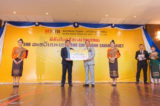 Mở rộng mạng lưới tại Lào, SHB khai trương thêm chi nhánh ở Savannakhet