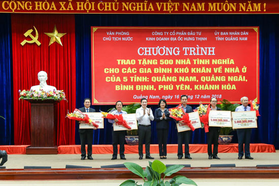 Công ty CP đầu tư kinh doanh địa ốc Hưng Thịnh và “Chương trình 1000 căn nhà tình nghĩa”