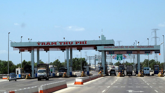 Tạm dừng thu phí cao tốc TP.HCM - Trung Lương từ 1/1/2019