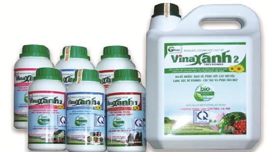 Vinaxanh- Phân bón hữu cơ sinh học cho sản xuất nông sản sạch, an toàn, chất lượng cao