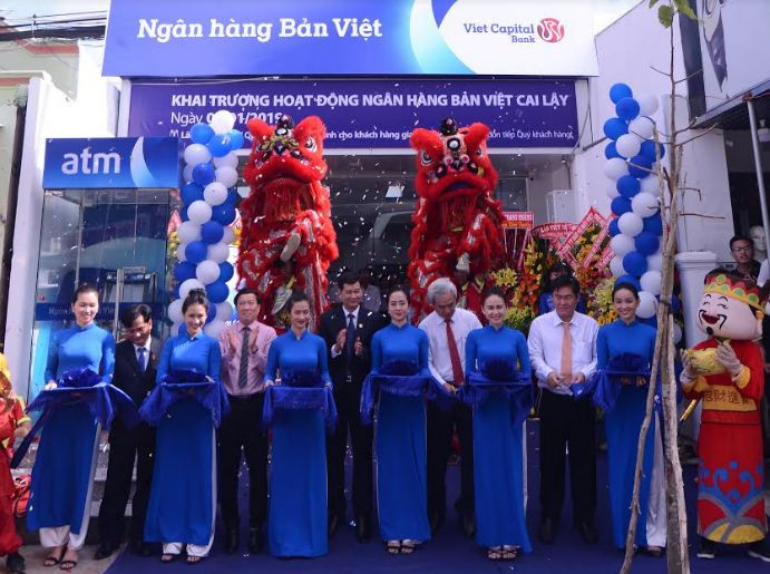 Ngân hàng Bản Việt Cai Lậy, đơn vị thứ 3 tại tỉnh Tiền Giang khai trương tưng bừng đầu năm mới 